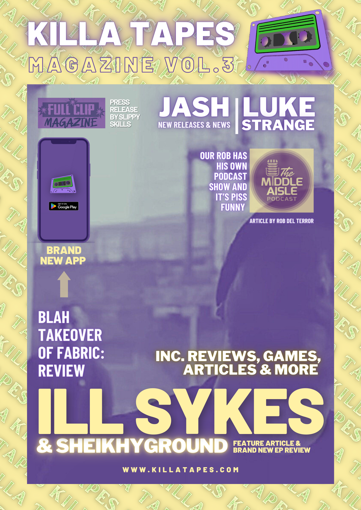 Killa Tapes Hip Hop Magazine #3 (Dec 2022)